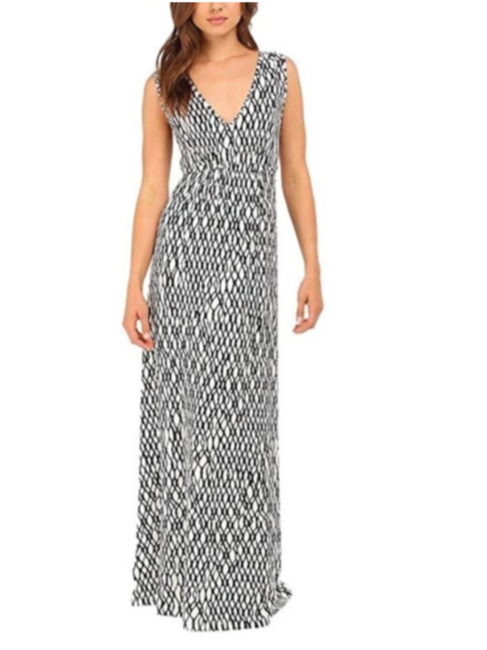 TART white Black Maxi Dress